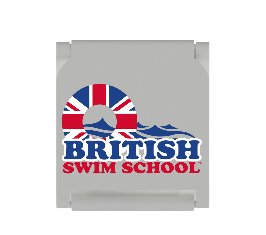 British Swim School White Phone Stand
