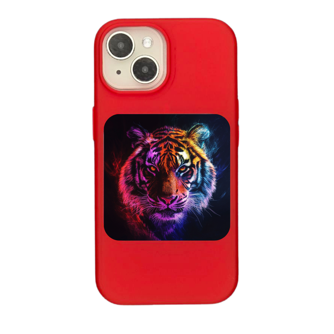 Neon Fury Radiant Tiger Glow Phone Case