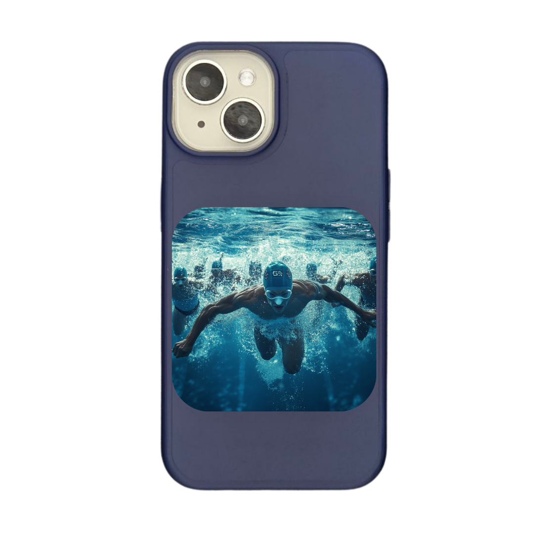 Powerful Swim: Underwater Race Phone Case