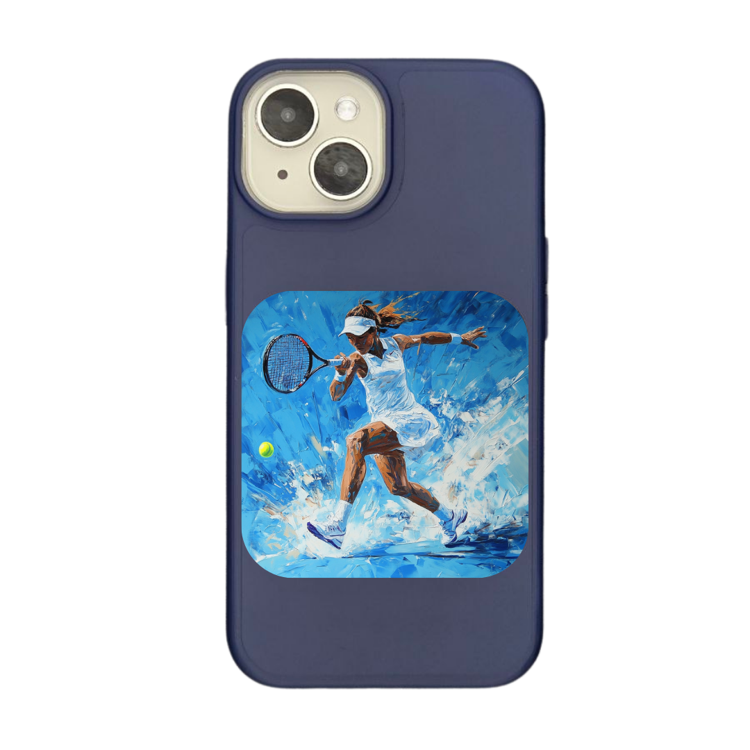 Dynamic Tennis: Power & Precision Phone Case