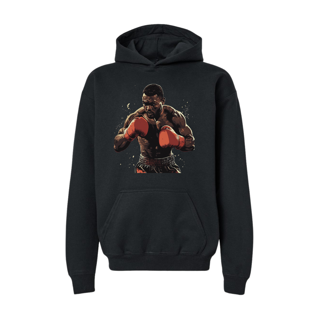 Unstoppable Force: The Fire of a Champion Boxer-Hoodie