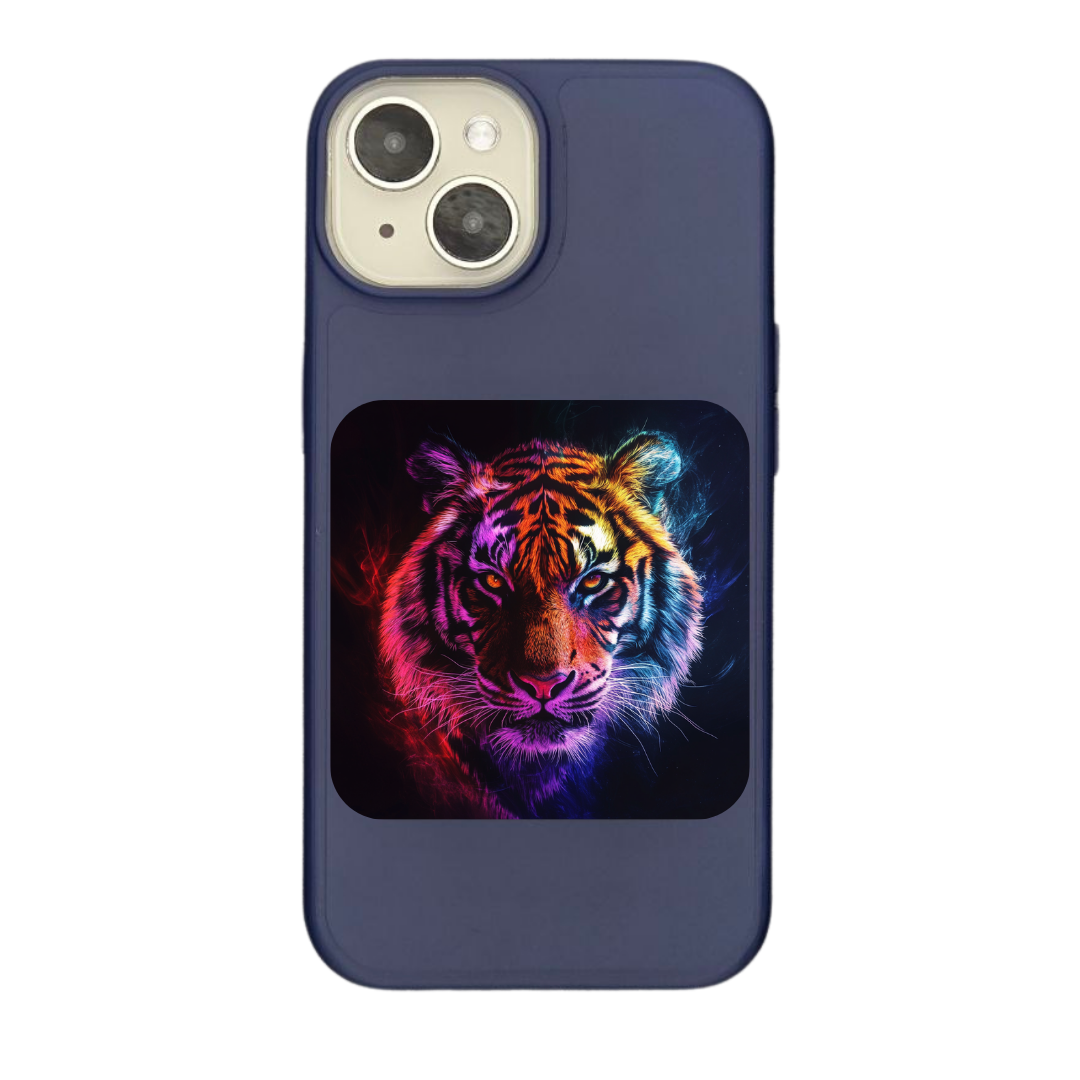Neon Fury Radiant Tiger Glow Phone Case