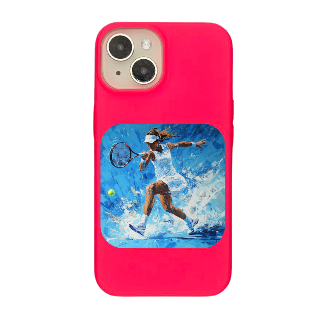Dynamic Tennis: Power & Precision Phone Case