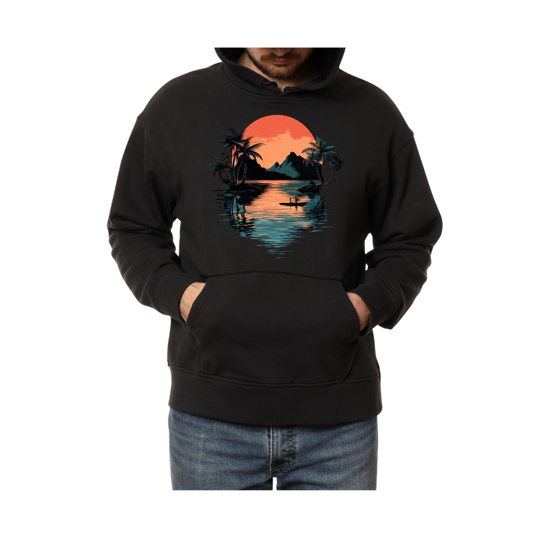 Tropical Serenity-Hoodie