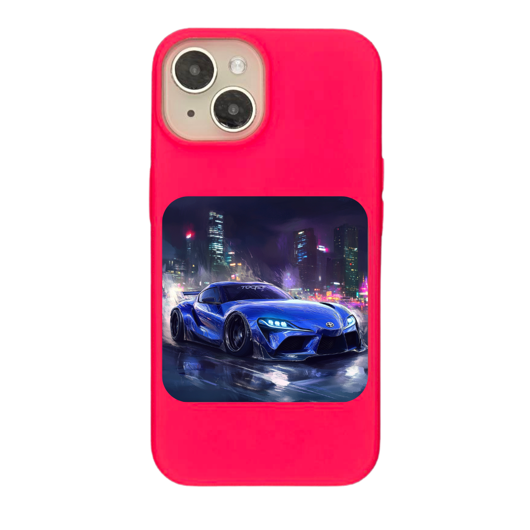 Toyota Supra - Neon Fury Phone Case