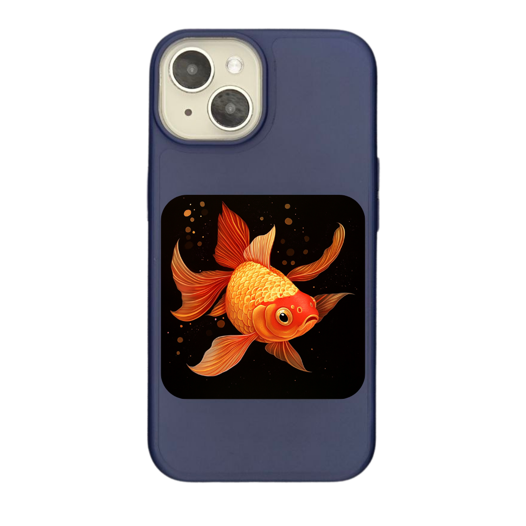 Celestial Goldfish Glow Phone Case