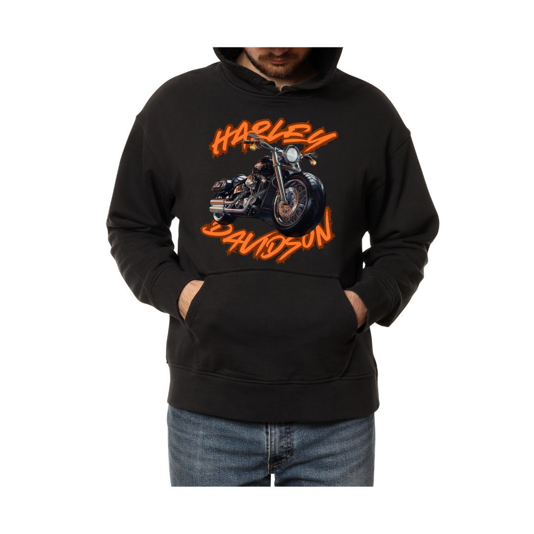 Harley Davidson Cruiser - Night Rider-Hoodie