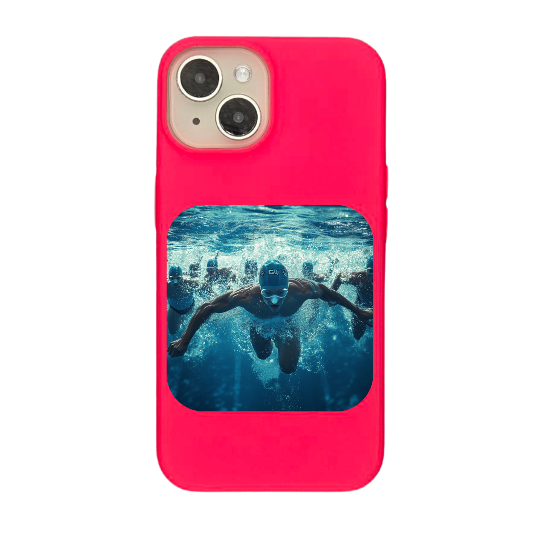 Powerful Swim: Underwater Race Phone Case