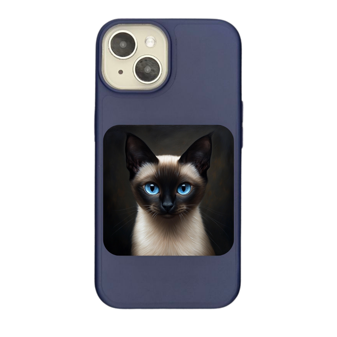 Sapphire Elegance Blue-Eyed Charm Phone Case