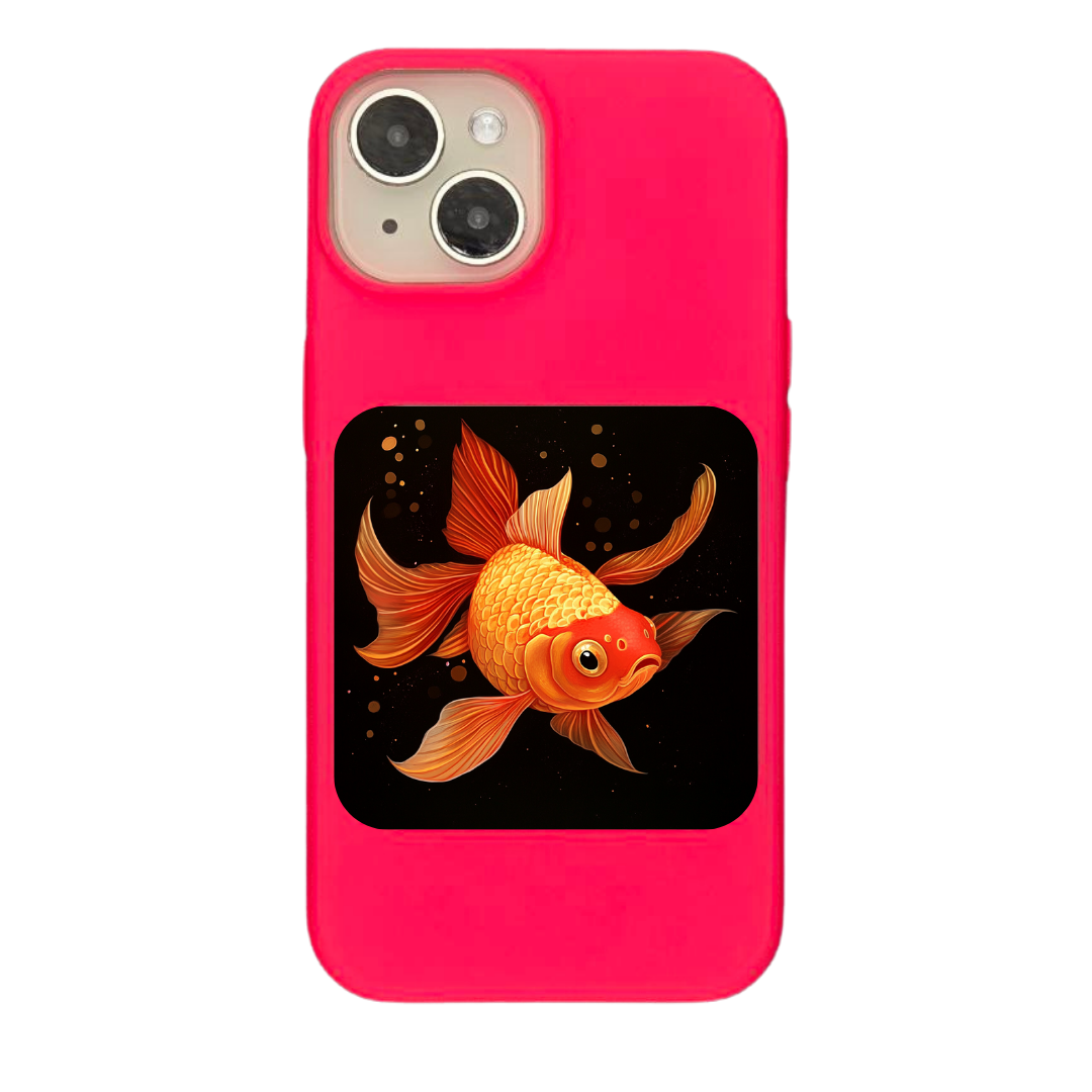Celestial Goldfish Glow Phone Case