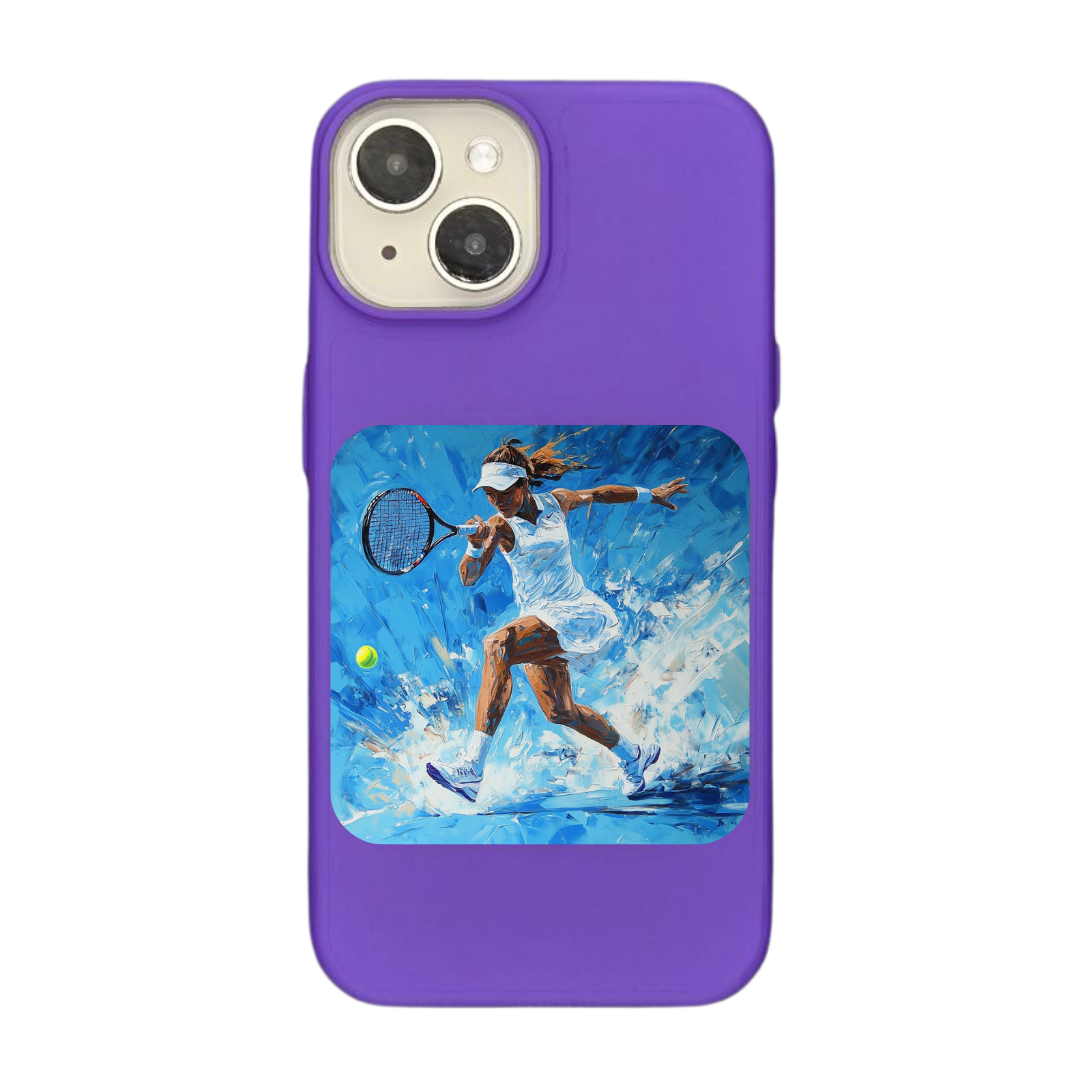 Dynamic Tennis: Power & Precision Phone Case