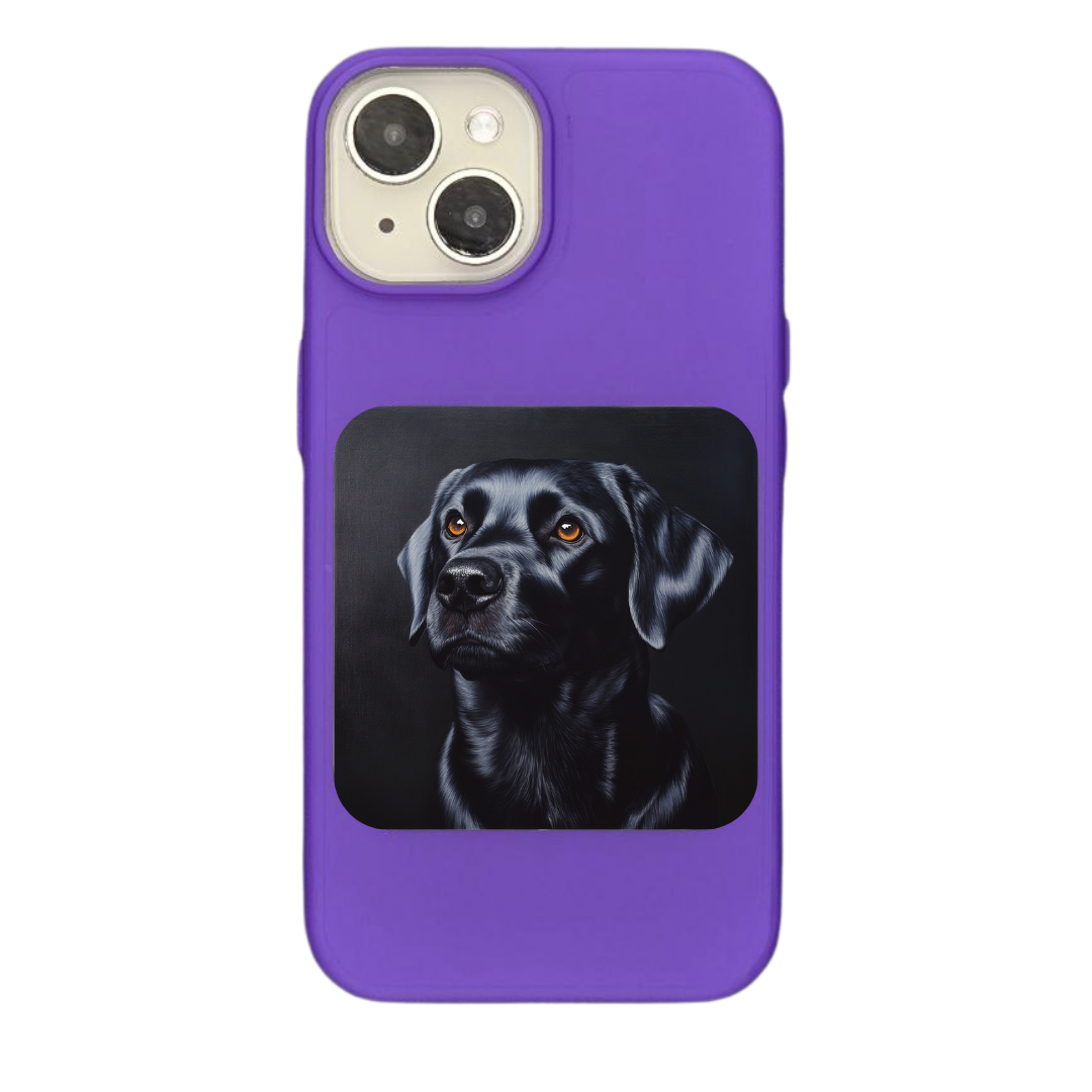 Midnight Gaze Labrador Retriever Phone Case