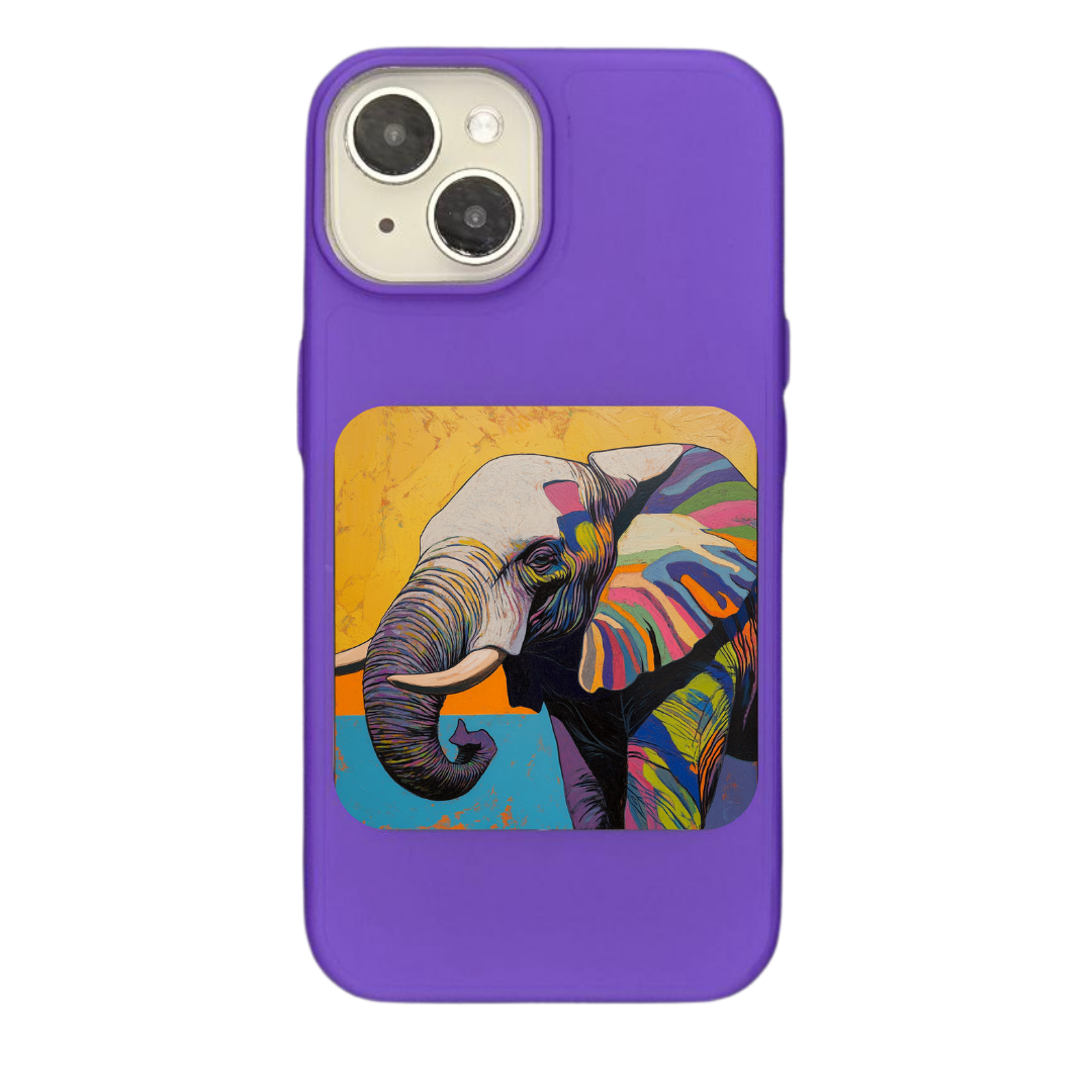 Vivid Majesty Kaleidoscope Elephant Phone Case
