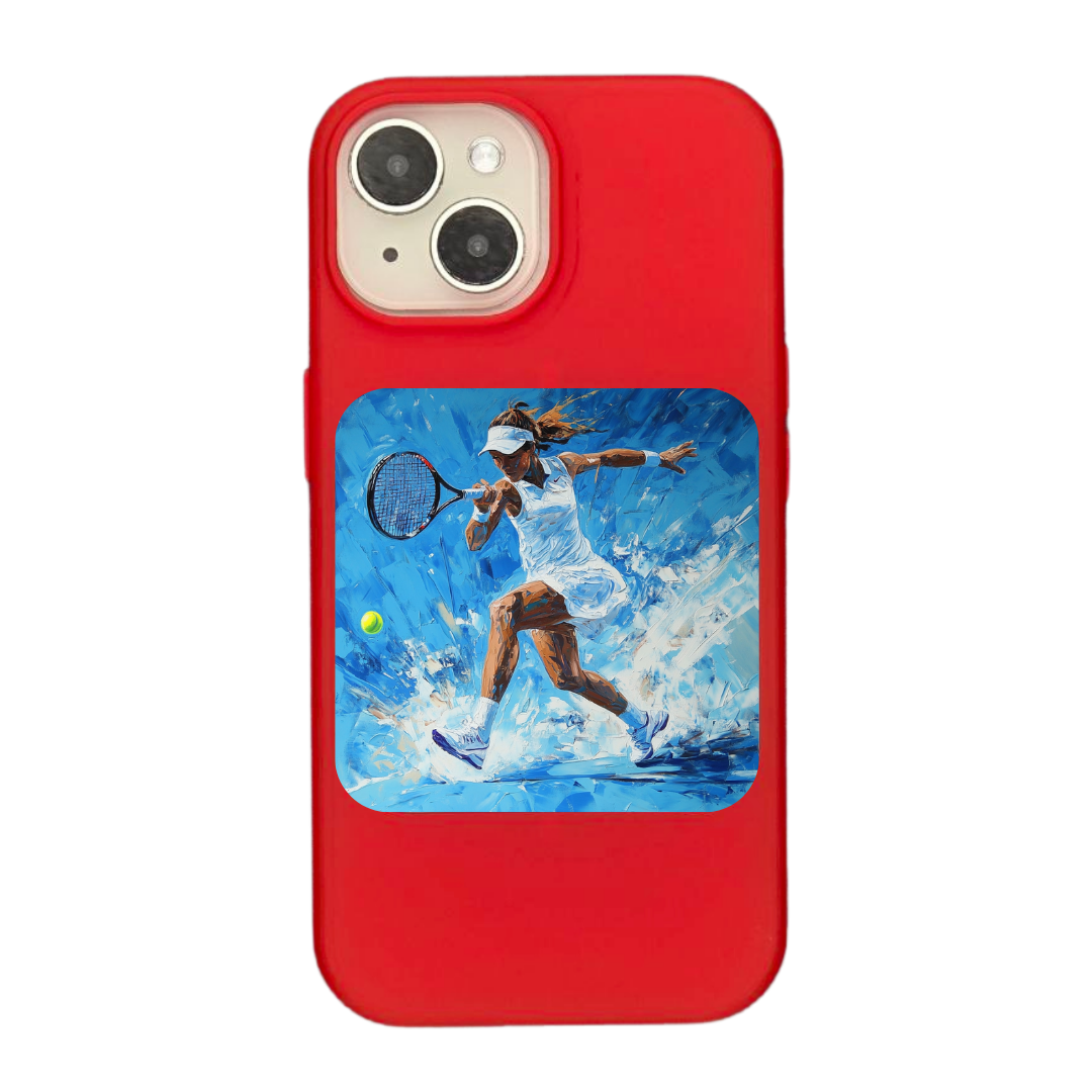 Dynamic Tennis: Power & Precision Phone Case