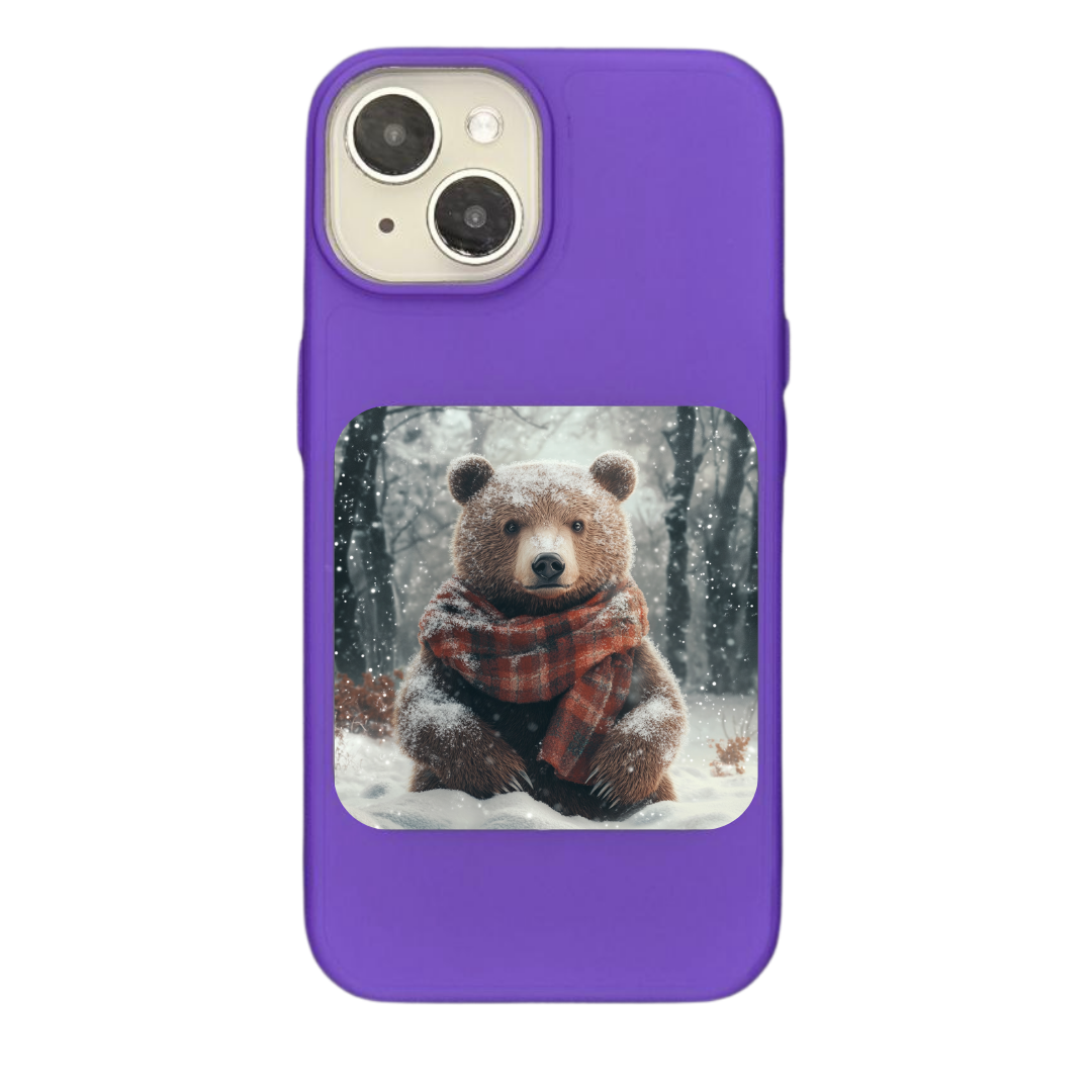 Cozy Winter Bear Phone Case