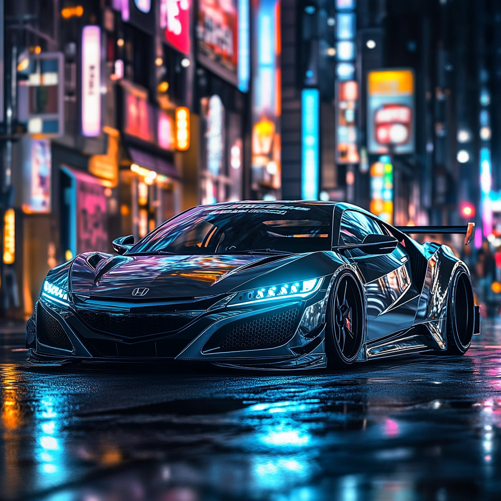 Honda NSX - Night Racer Phone Case