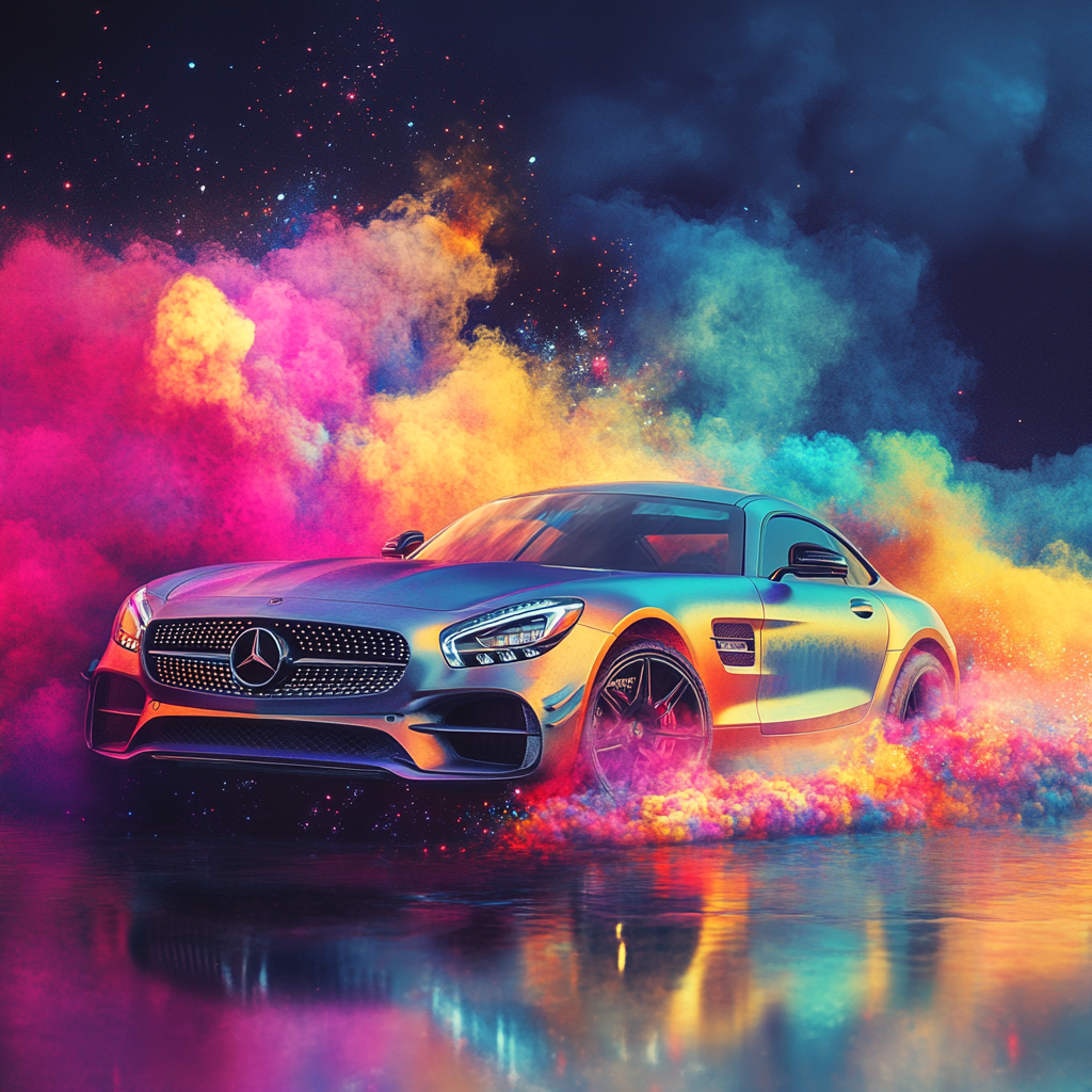 Mercedes-Benz AMG GT - Cosmic Blaze Phone Case