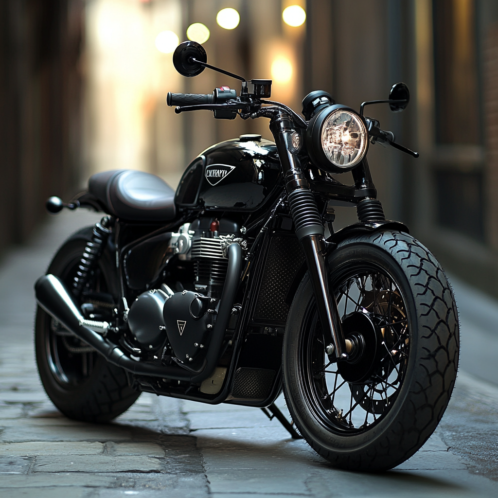 Triumph Bonneville - Midnight Racer Phone Case