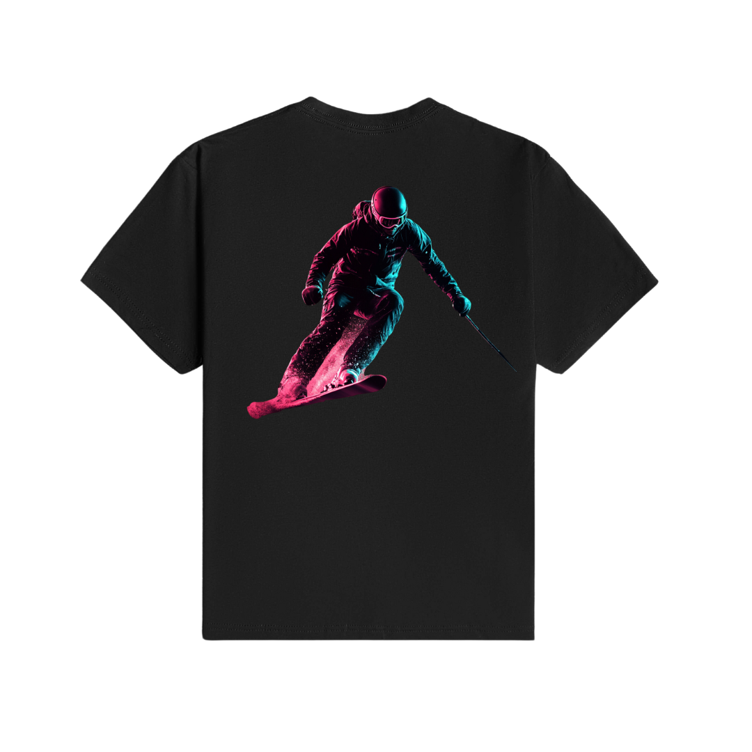 Mountain Rush: Skiing Through the Snow T-Shirt