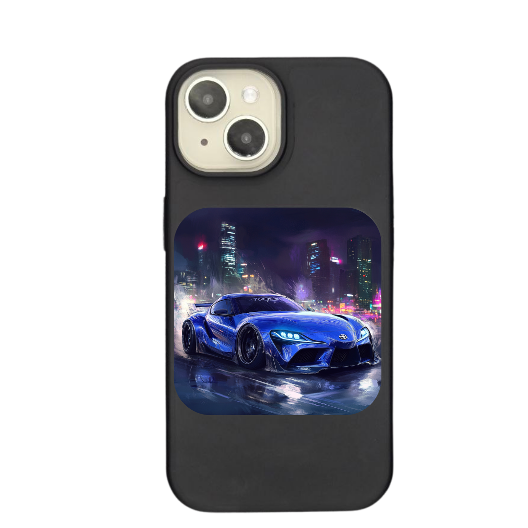 Toyota Supra - Neon Fury Phone Case