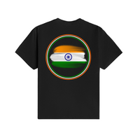 India Flag with Sunrise Reflection T-Shirt