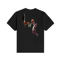 Cosmic Dunk: The Perfect Shot in the Night Sky T-Shirt