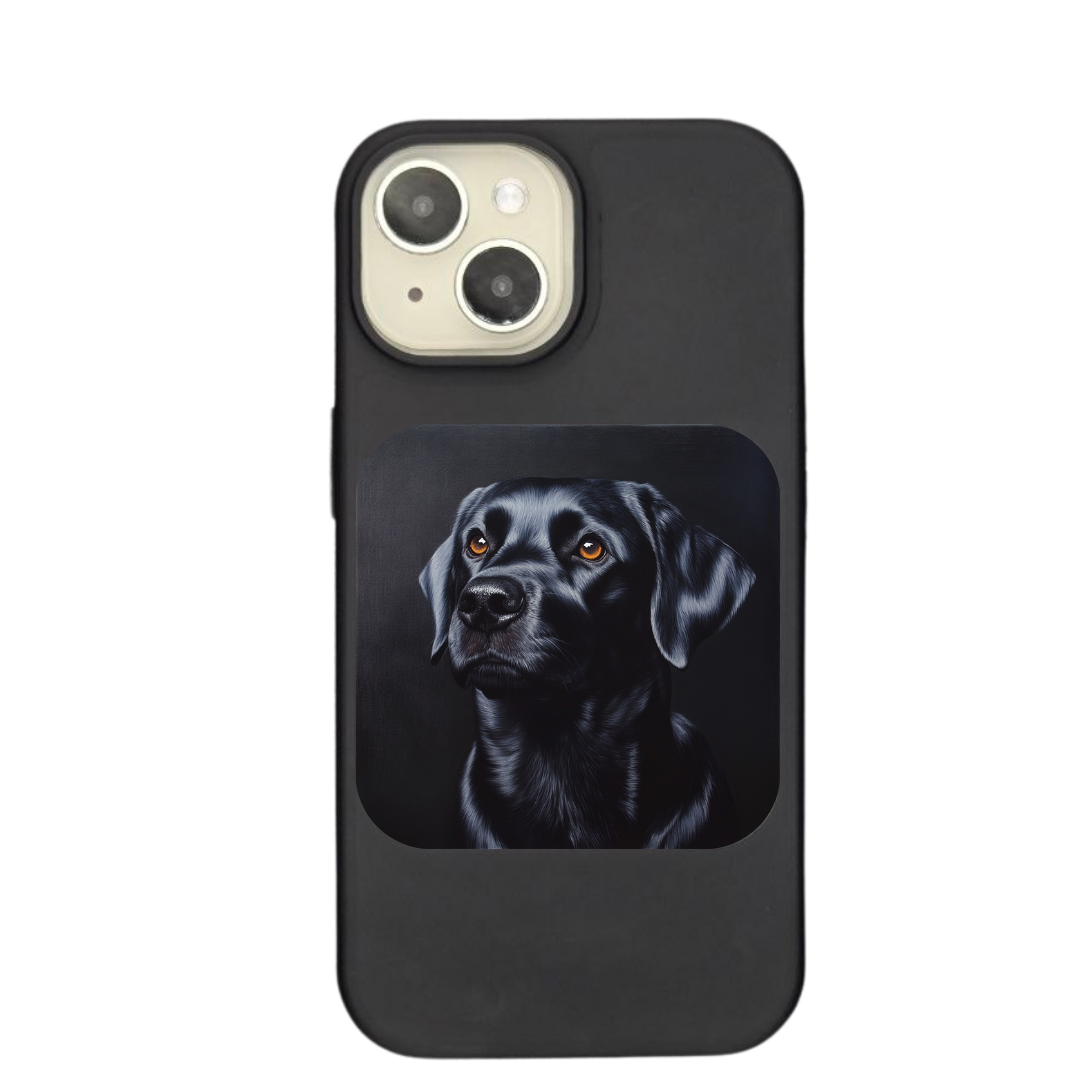 Midnight Gaze Labrador Retriever Phone Case