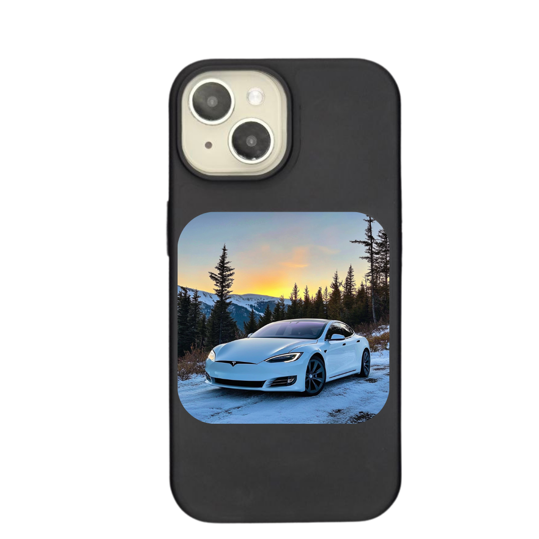 Tesla Model-Snow Drift Phone Case
