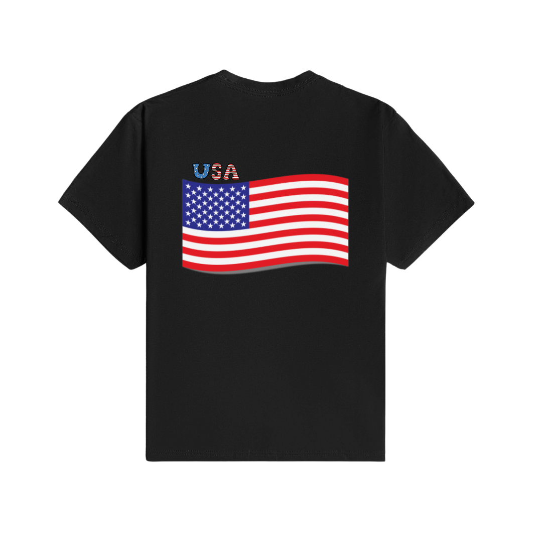 USA Eagle Flag Art T-Shirt