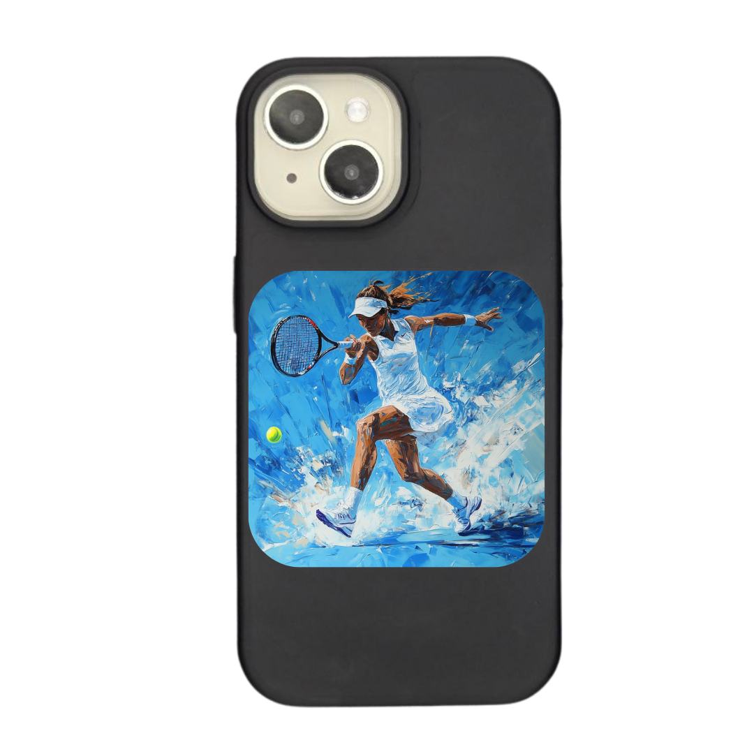Dynamic Tennis: Power & Precision Phone Case