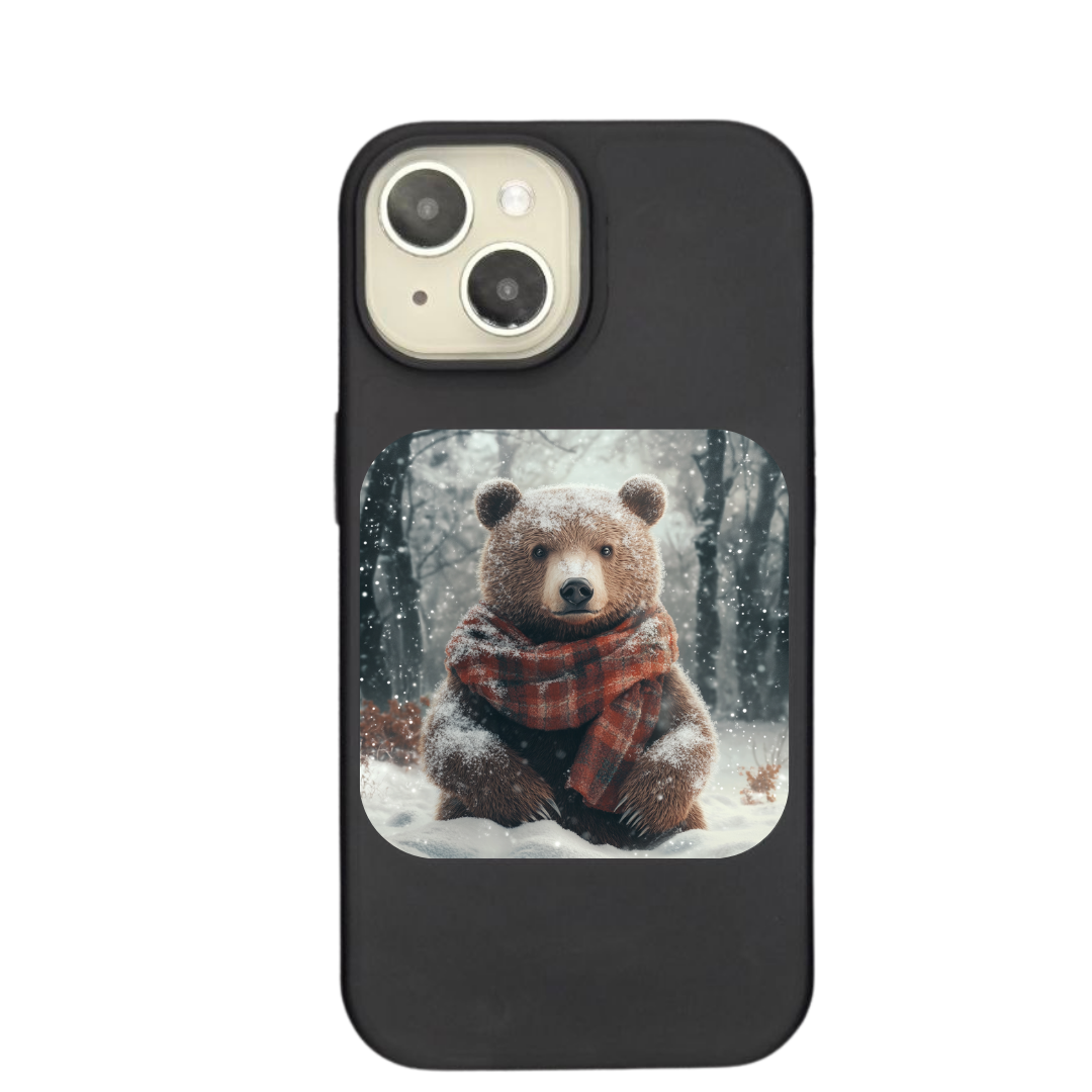 Cozy Winter Bear Phone Case