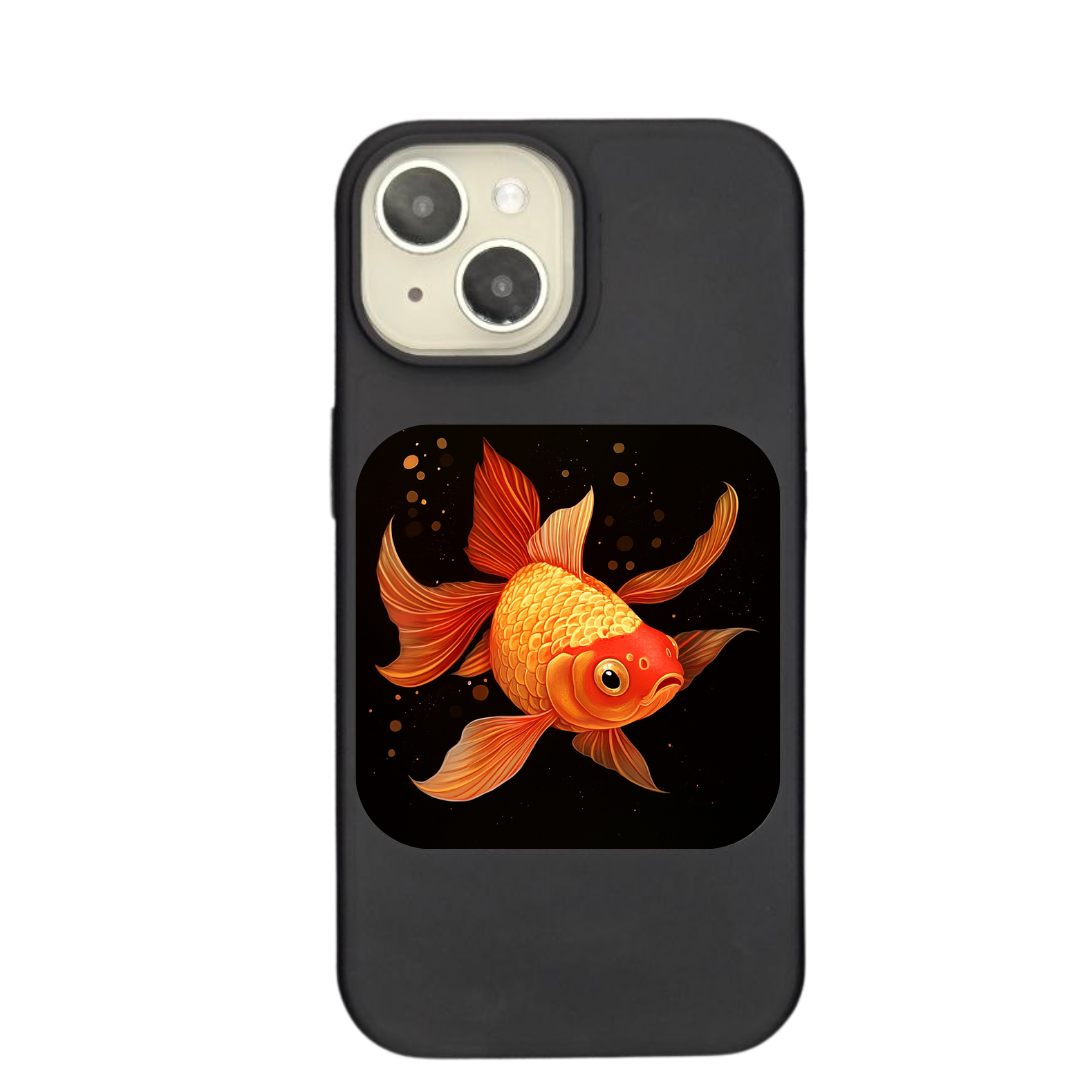 Celestial Goldfish Glow Phone Case