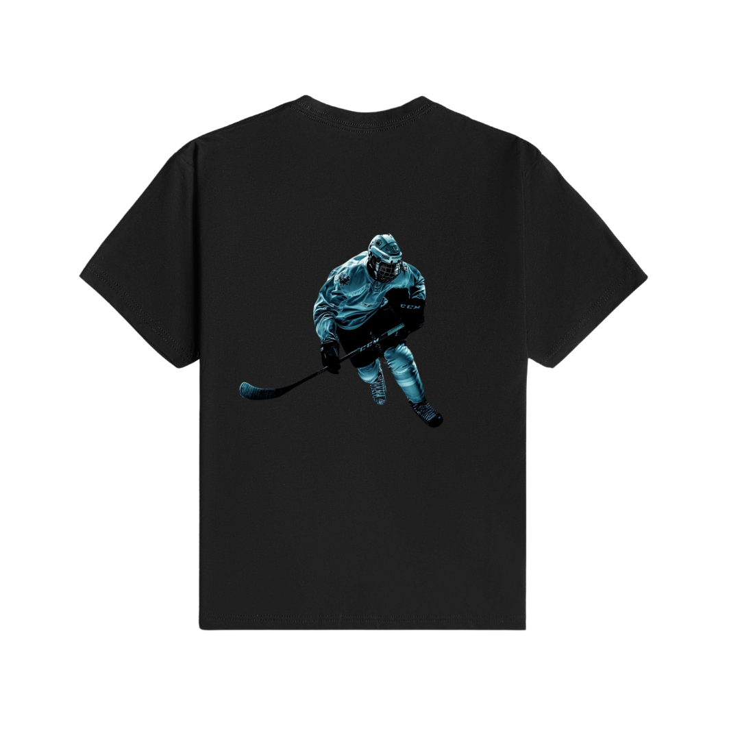 Frozen Fury: The Power of Ice Hockey T-Shirt