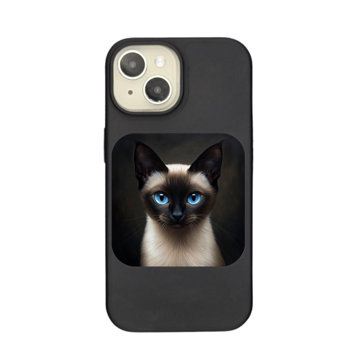 Sapphire Elegance Blue-Eyed Charm Phone Case