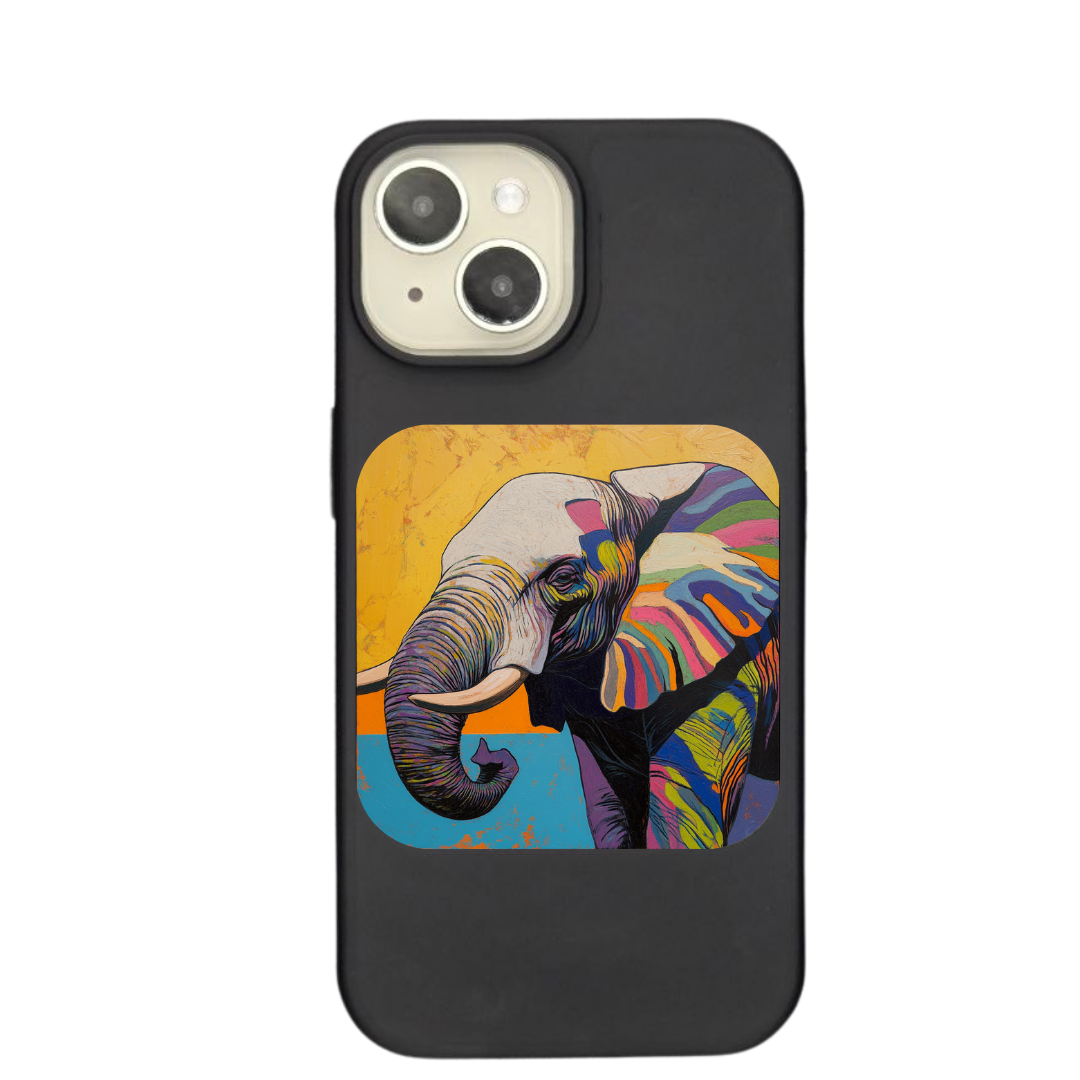 Vivid Majesty Kaleidoscope Elephant Phone Case