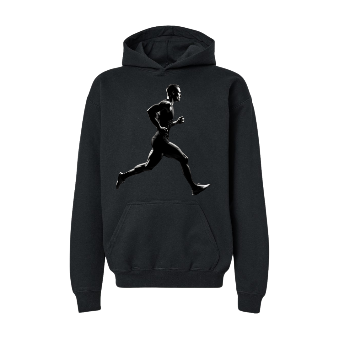 Stride of Speed: The Power of Running-Hoodie