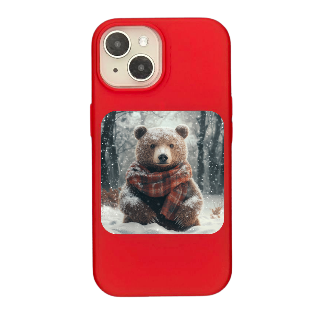 Cozy Winter Bear Phone Case