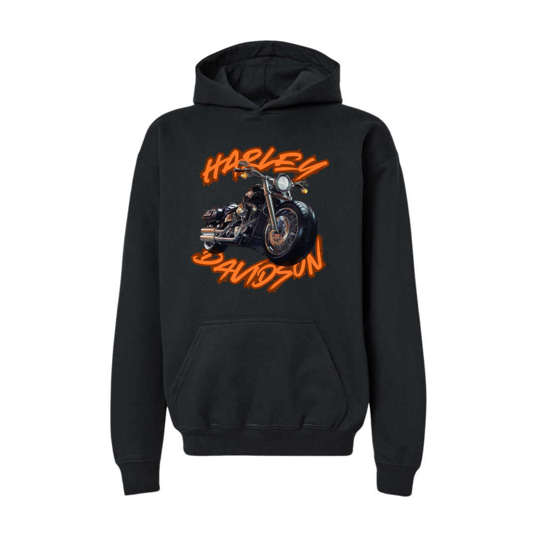 Harley Davidson Cruiser - Night Rider-Hoodie