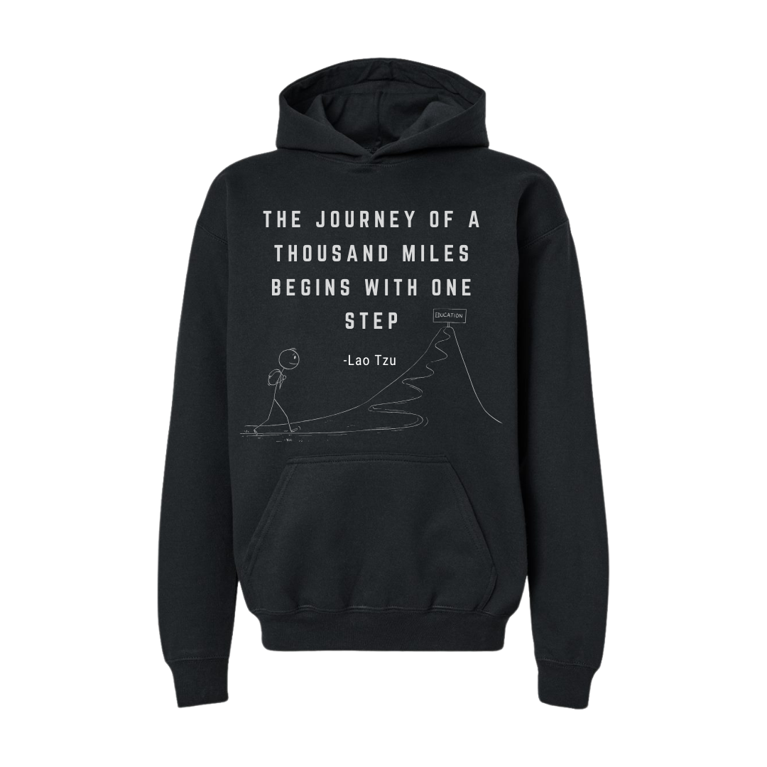 The Journey of a thousand miles-Hoodie