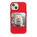 Adorable Hamster with Cherry Blossom Charm Phone Case