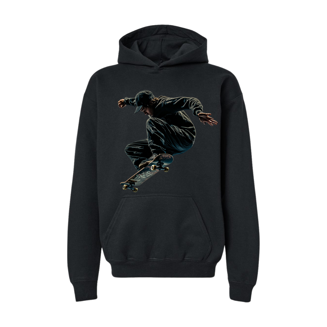Skateboarder’s High: A Thrilling Ride-Hoodie