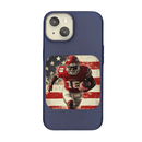 Power Play: American Football in Motion Phone Case