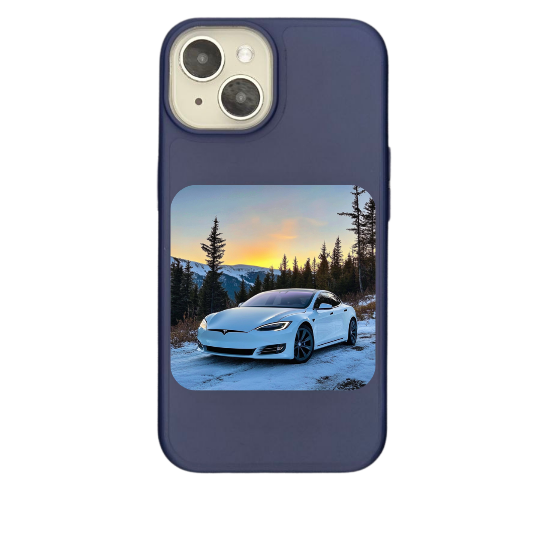 Tesla Model-Snow Drift Phone Case