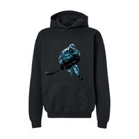 Frozen Fury: The Power of Ice Hockey-Hoodie