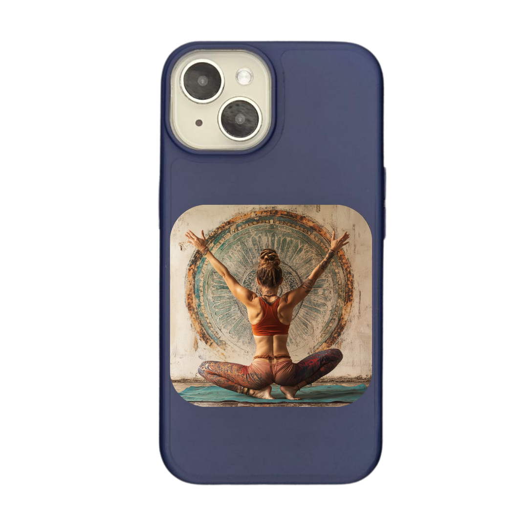 Serene Flow: Yoga with Inner Peace Phone Case