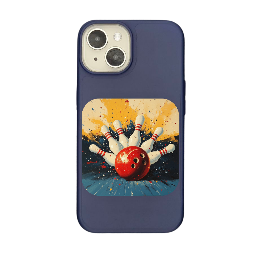 Strike in Motion: The Art of the Perfect Bowl Phone Case