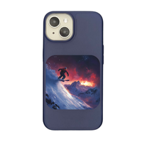 Epic Descent: Snowboarding in the Mountains Phone Case