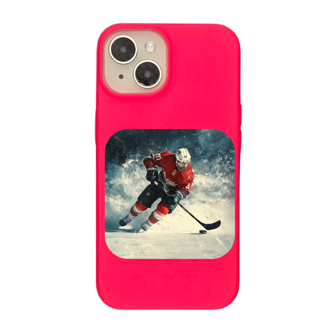 Frozen Fury: The Power of Ice Hockey Phone Case