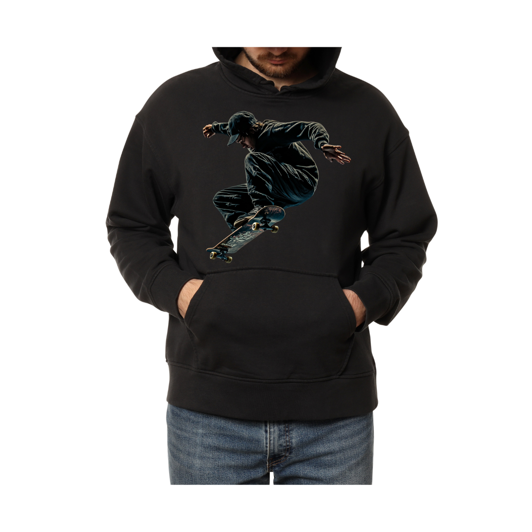 Skateboarder’s High: A Thrilling Ride-Hoodie