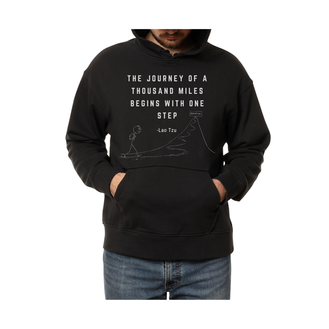 The Journey of a thousand miles-Hoodie